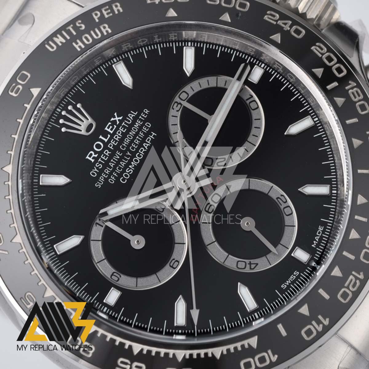 Daytona 2023 126500LN 904L Stainless Steel Case Clean Factory 1:1 Best Edition Black Dial On Stainless Steel Bracelet SH.4131