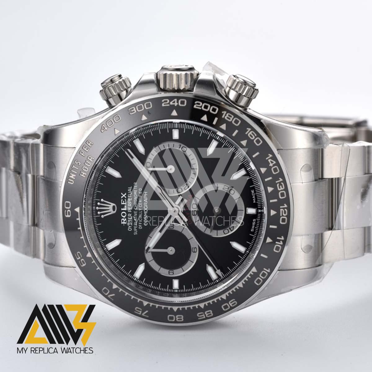 Daytona 2023 126500LN 904L Stainless Steel Case Clean Factory 1:1 Best Edition Black Dial On Stainless Steel Bracelet SH.4131