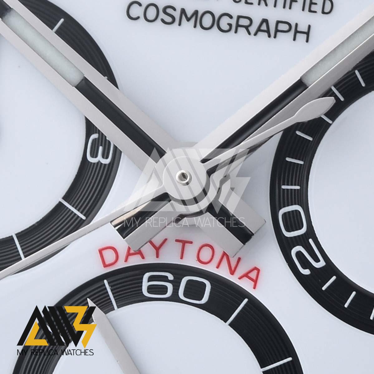 Daytona 2023 126500LN 904L Stainless Steel Case Clean Factory 1:1 Best Edition White Dial On Stainless Steel Bracelet SH.4131
