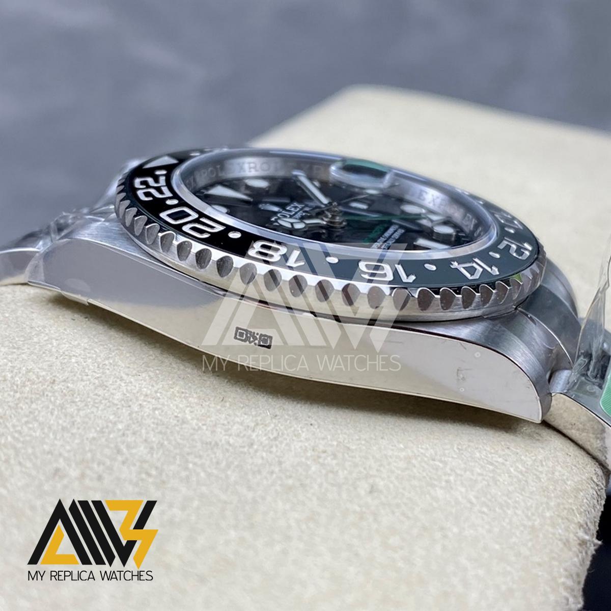 GMT Master II 126710 GRNR Black/Gray Ceramic Bezel ARF 1:1 Best Edition Black Dial on Oyster Bracelet VR3285