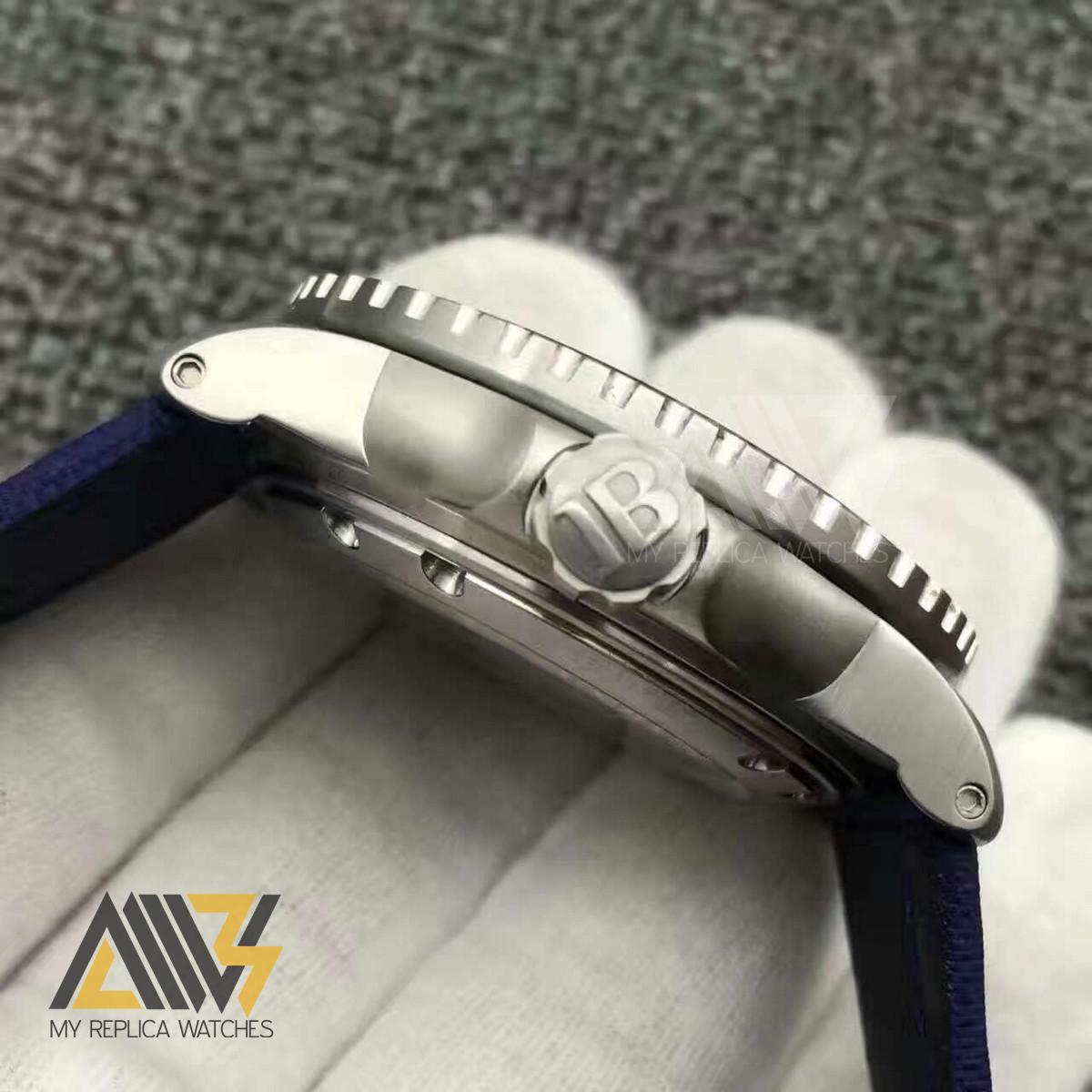 Fifty Fathoms 5015D-1140-71 Blue Dial  ZF 1:1 Best Edition Stainless Steel on Sail-canvas Strap A2836