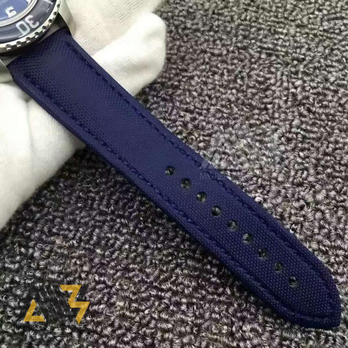 Fifty Fathoms 5015D-1140-71 Blue Dial  ZF 1:1 Best Edition Stainless Steel on Sail-canvas Strap A2836
